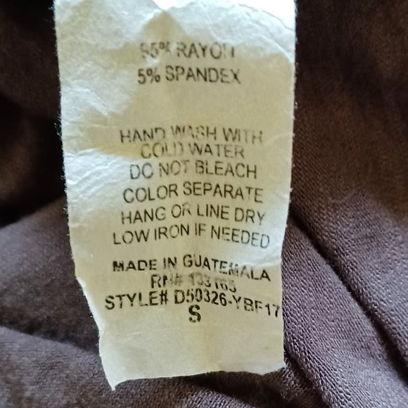 EUC Altar'd State BROWN "Interesting Encounter" Tunic/Swing Dress Size Small - Picture 6 of 6